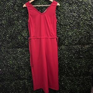 Carolina Belle, Cropped Wide Leg Romper, Jumpsuit,  Women's size 8